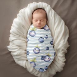 MINI BISCUIT - MOUSSELINE BLEUETS CLASSIQUE (LANGE)